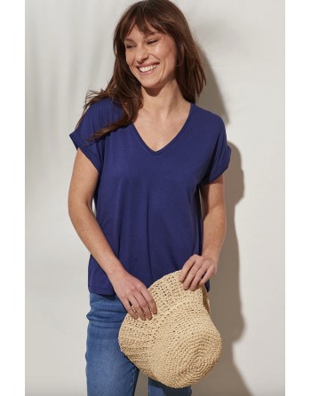 LPB top Derna bleu nuit
